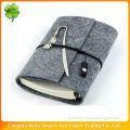 2013 Delicate new design loose leaf felt cover ecological notebook